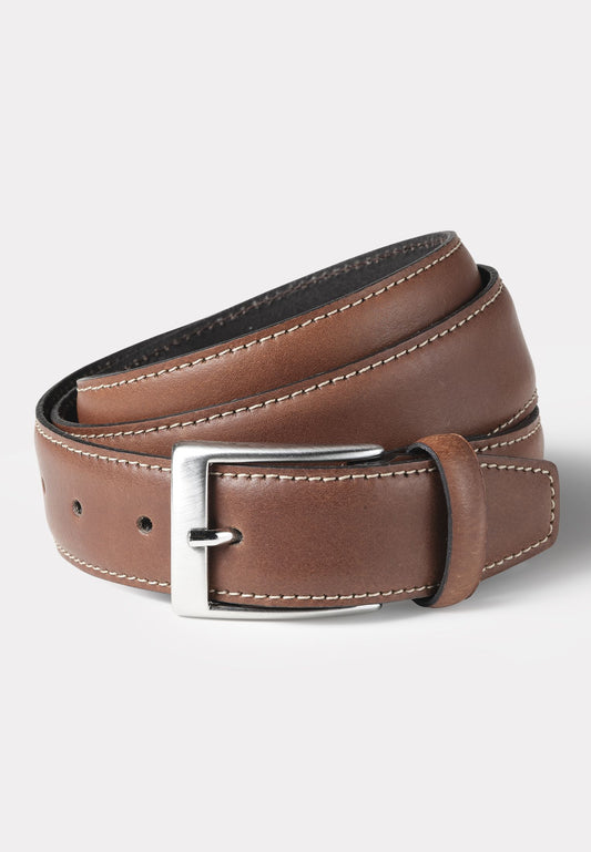 Brown Italian Leather Belt
