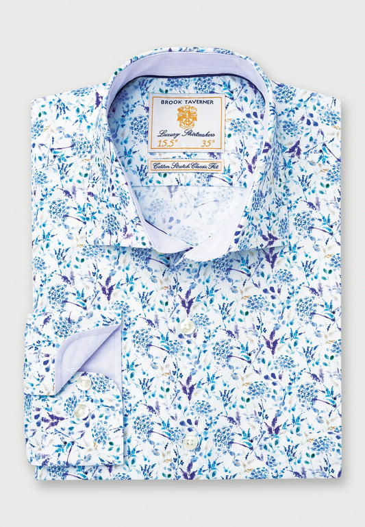 Fancy Print Long Sleeve Cotton Shirt