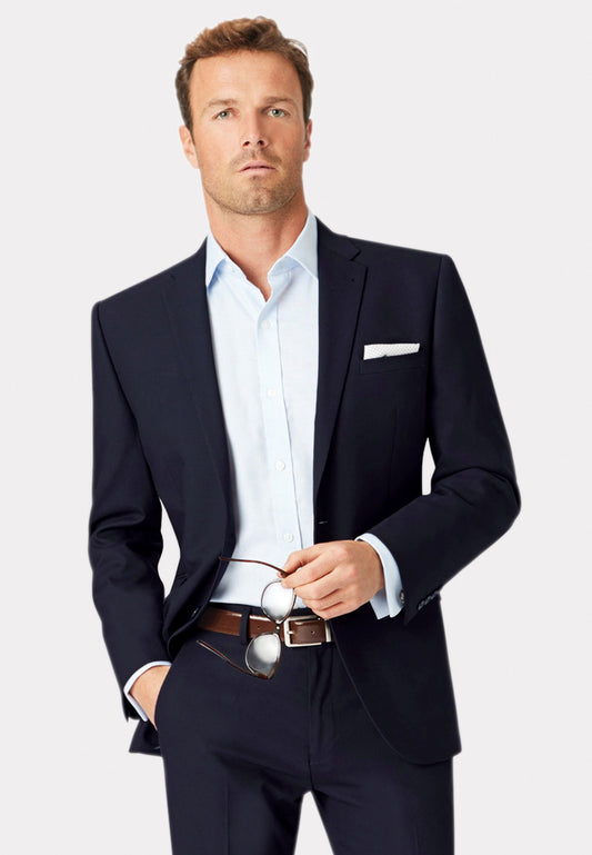 Tailored Fit Classic Navy, Charcoal or Black  Suit (2 or 3 Piece)